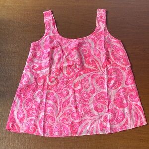 Lilly Pulitzer silk tank top